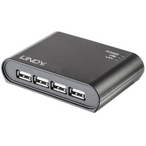 Купить Lindy USB 2.0 Gigabit Network Server - Geräteserver - 4 Anschlüsse - GigE, USB 2.0 (42633) в магазине wardena.ru