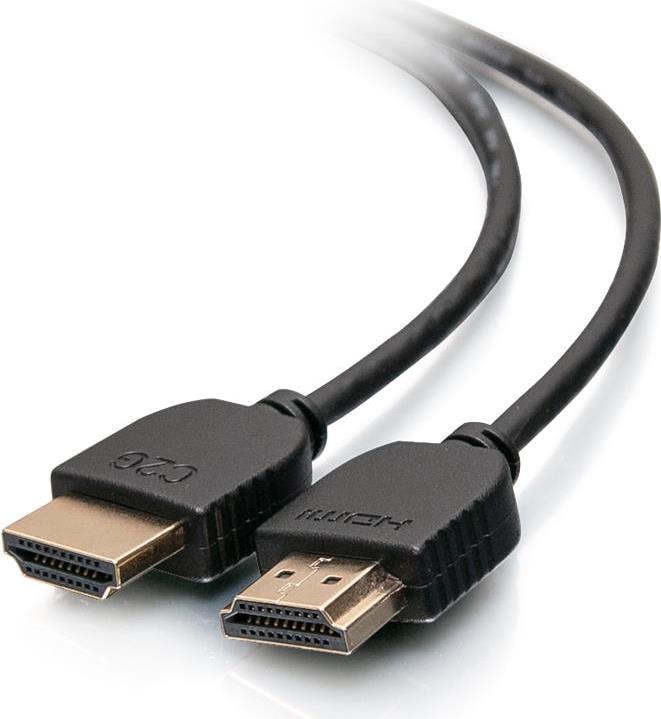 Купить C2G 3ft 4K HDMI Cable - Ultra Flexible Cable with Low Profile Connectors - HDMI-Kabel - HDMI männlich zu HDMI männlich - 91.4 cm - Doppelisolierung - Schwarz (41363) в магазине wardena.ru