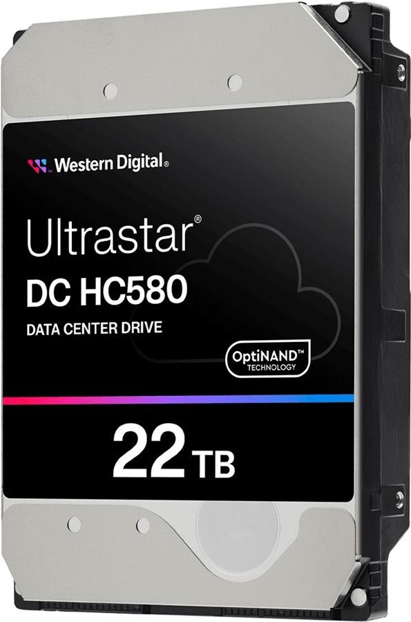 Купить WD Ultrastar DC HC580 WUH722422AL5204 - Festplatte - Datencenter - 22 TB - intern - 3.5" (8.9 cm) - SAS 12Gb/s - 7200 rpm - Puffer: 512 MB (0F62791) в магазине wardena.ru