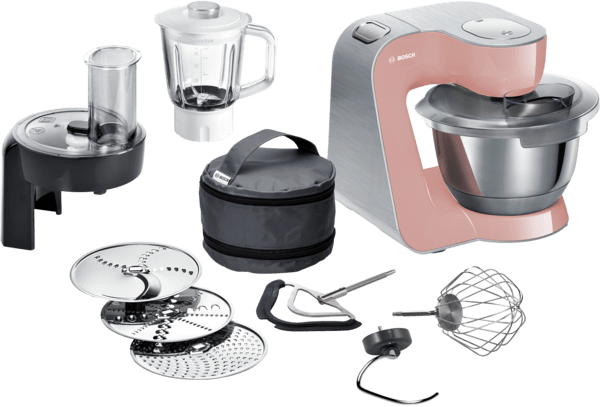 Купить Bosch MUM58NP60 Küchenmaschine 3,9 l Pink 1000 W (MUM58NP60) в магазине wardena.ru