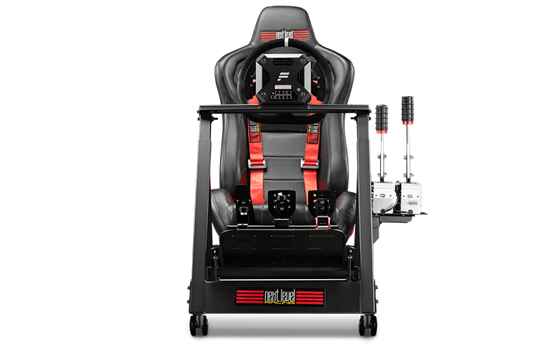 Купить Next Level Racing GTTRACK - Rennsitz - 150 kg - 120 cm - 210 cm - Schwarz - Rot - Gummi (NLR-S009) в магазине wardena.ru