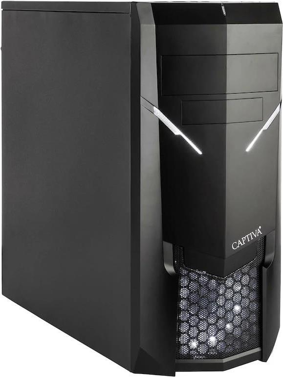 Купить Captiva I60-530 PC DDR4-SDRAM i7-10700F Intel® Core™ i7 Prozessoren der 10. Generation 16 GB 1000 GB SSD Schwarz (60530) в магазине wardena.ru