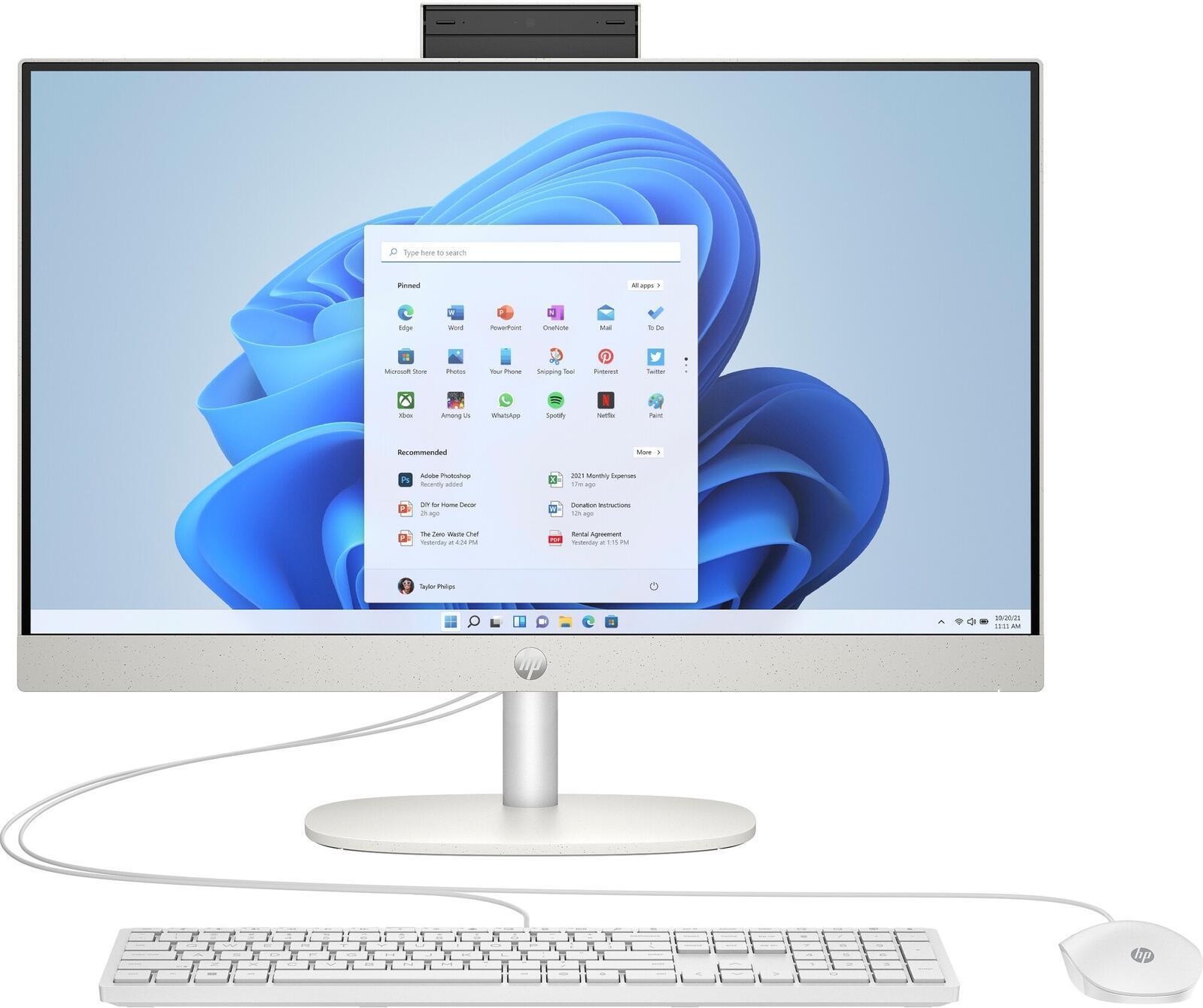 Купить HP 24-cr0002ng All-in-One-PC 60,5 cm (23,8 Zoll)(AMD Ryzen™ 5 7520U, 8GB RAM, 512GB SSD, Full HD, Win11 Home) (8Y3P9EA#ABD) в магазине wardena.ru