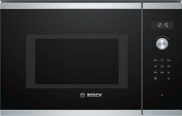 Купить Bosch Serie 6 BFL554MS0 Mikrowelle Integriert Solo-Mikrowelle 25 l 900 W Schwarz - Edelstahl (BFL554MS0) в магазине wardena.ru
