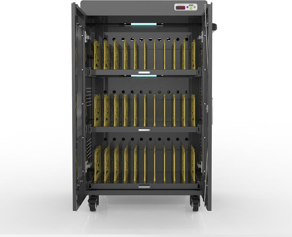 Купить Notebook-Ladewagen für Geräte bis 35,60cm (14") und bis zu 30 Geräten, inkl. UV-C Desinfektion und Smart Contr (PCT03-A30S) в магазине wardena.ru