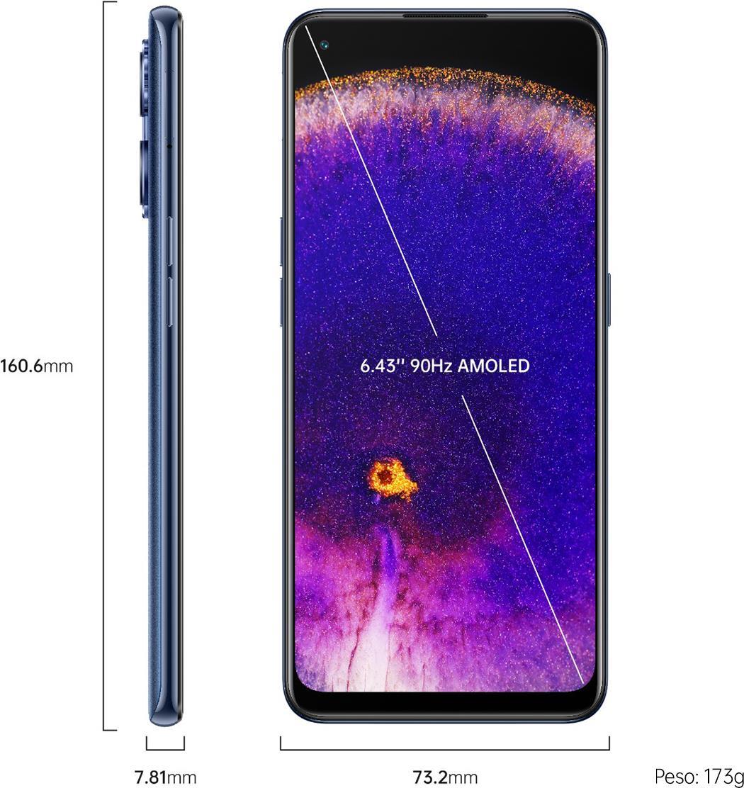 Купить OPPO Find X5 Lite 16,3 cm (6.43" ) Dual-SIM Android 12 5G USB Typ-C 8 GB 256 GB 4500 mAh Schwarz (6041892) в магазине wardena.ru