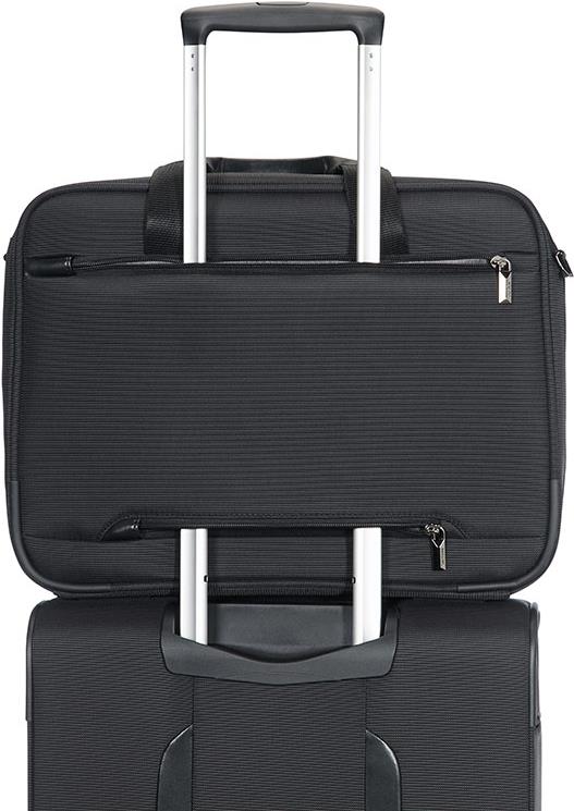 Купить Samsonite XBR 15.6" - Kuriertasche - Schwarz - Einfarbig - Polyester - Polyurethan - Kratzresistent - Schockresistent - 370 x 270 x 40 mm (08N-09-007) в магазине wardena.ru
