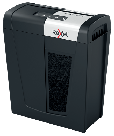 Купить Rexel Secure MC4 Aktenvernichter Mikrogeschnittene Zerkleinerung 60 dB Schwarz - Silber (2020129EU) в магазине wardena.ru