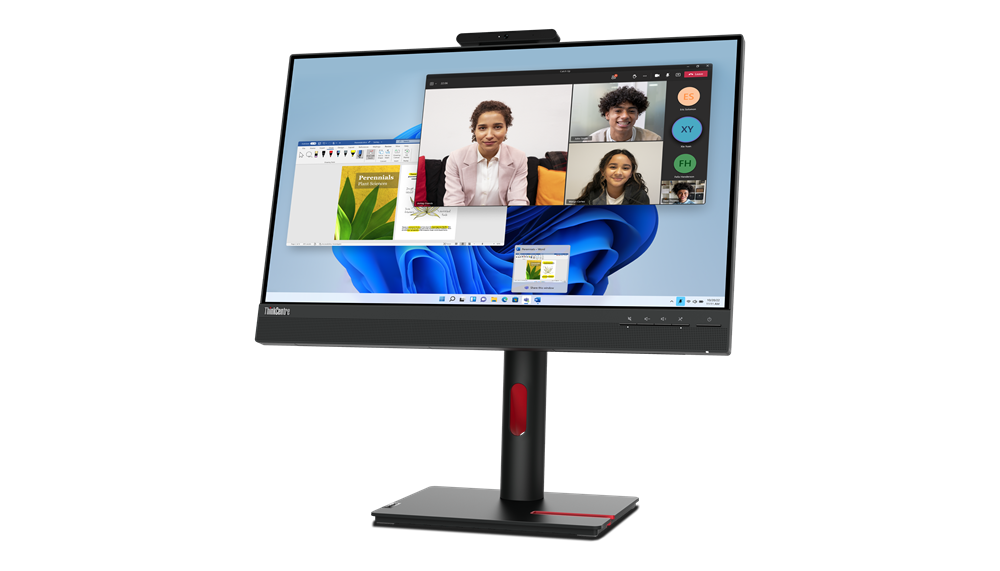 Купить Lenovo ThinkCentre Tiny-In-One 24 60,5 cm (23.8") 1920 x 1080 Pixel Full HD LED Touchscreen Schwarz (12NBGAT1EU) в магазине wardena.ru