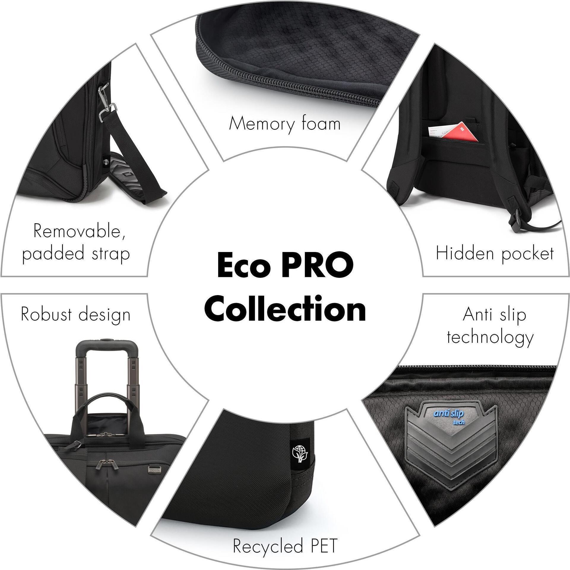 Купить DICOTA Eco Multi Pro - Notebook-Tasche - 39.6 cm - 33,00cm (13") - 15.6" - Schwarz (D30850-RPET) в магазине wardena.ru
