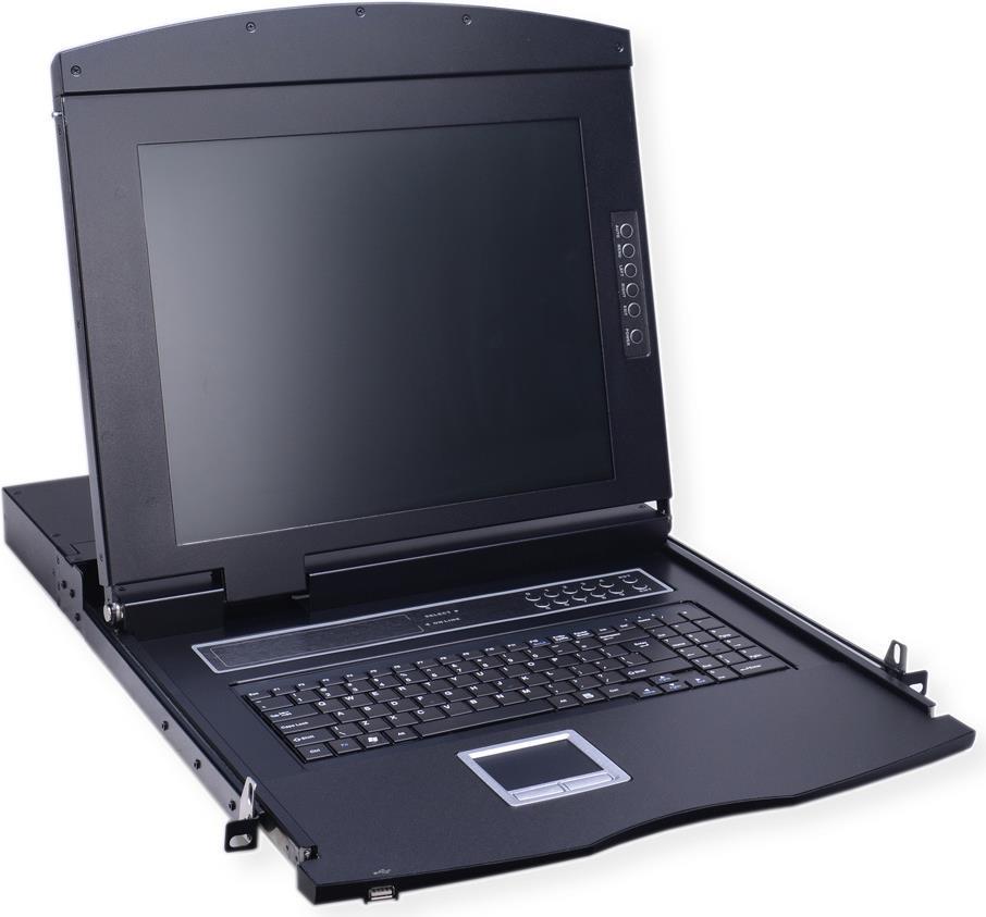 Купить VALUE 19\"-KVM-Konsole, 43 cm (17\") TFT (16:9), VGA, USB, Tastaturlayout F (26.99.0123) в магазине wardena.ru