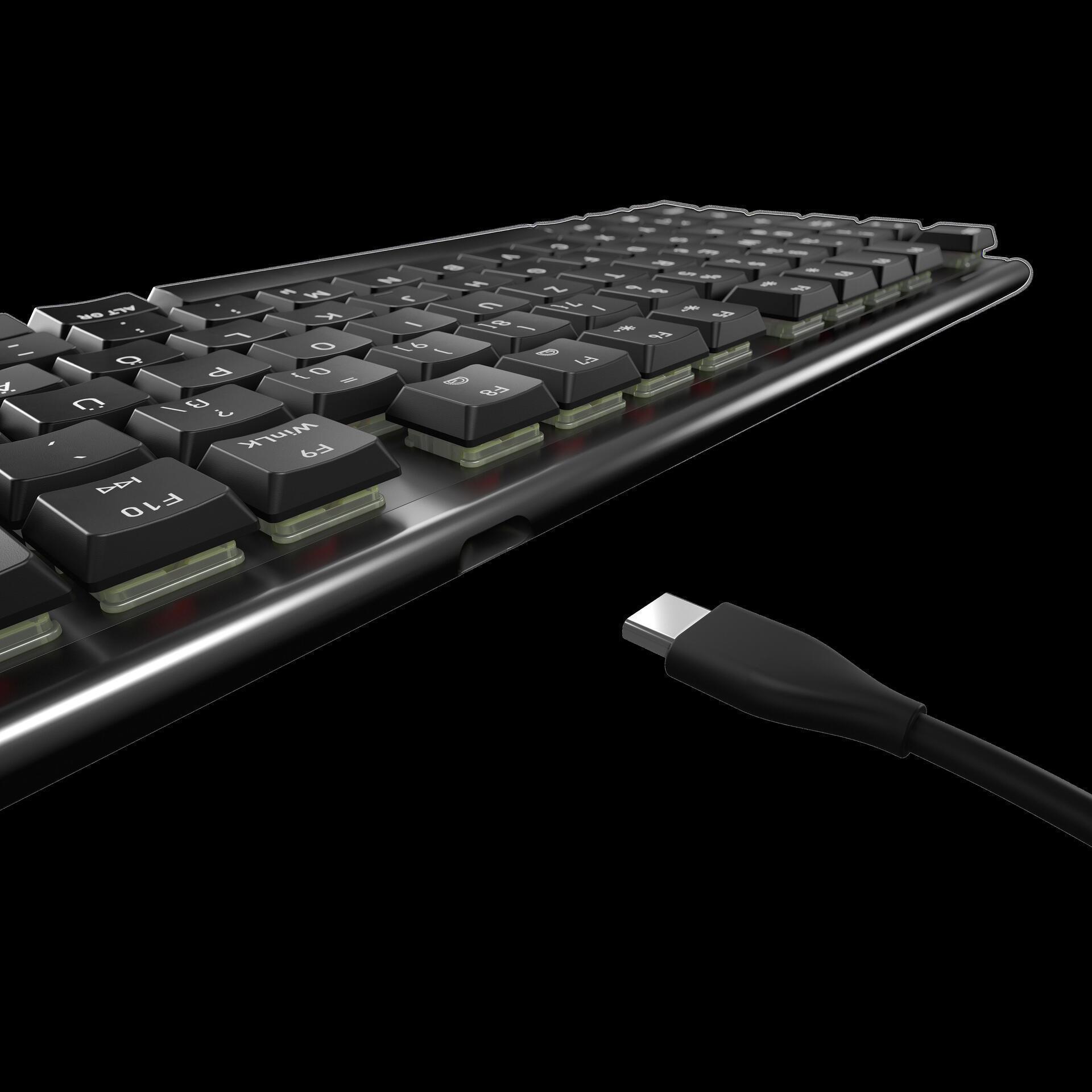 Купить CHERRY MX 10.0N RGB - Tastatur - Hintergrundbeleuchtung - USB - USA - Tastenschalter: CHERRY MX Low Profile RGB Speed - Schwarz (G8A-25010LVBEU-2) в магазине wardena.ru