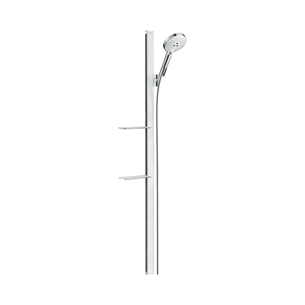 Купить Hansgrohe Raindance Select S Душевой набор 120 3jet со штангой 150 см и мыльницей хром 27646000 в магазине wardena.ru