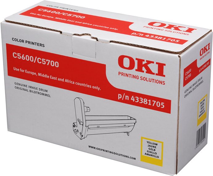 Купить OKI - Trommel-Kit Gelb - 20000 Seiten (43381705) в магазине wardena.ru