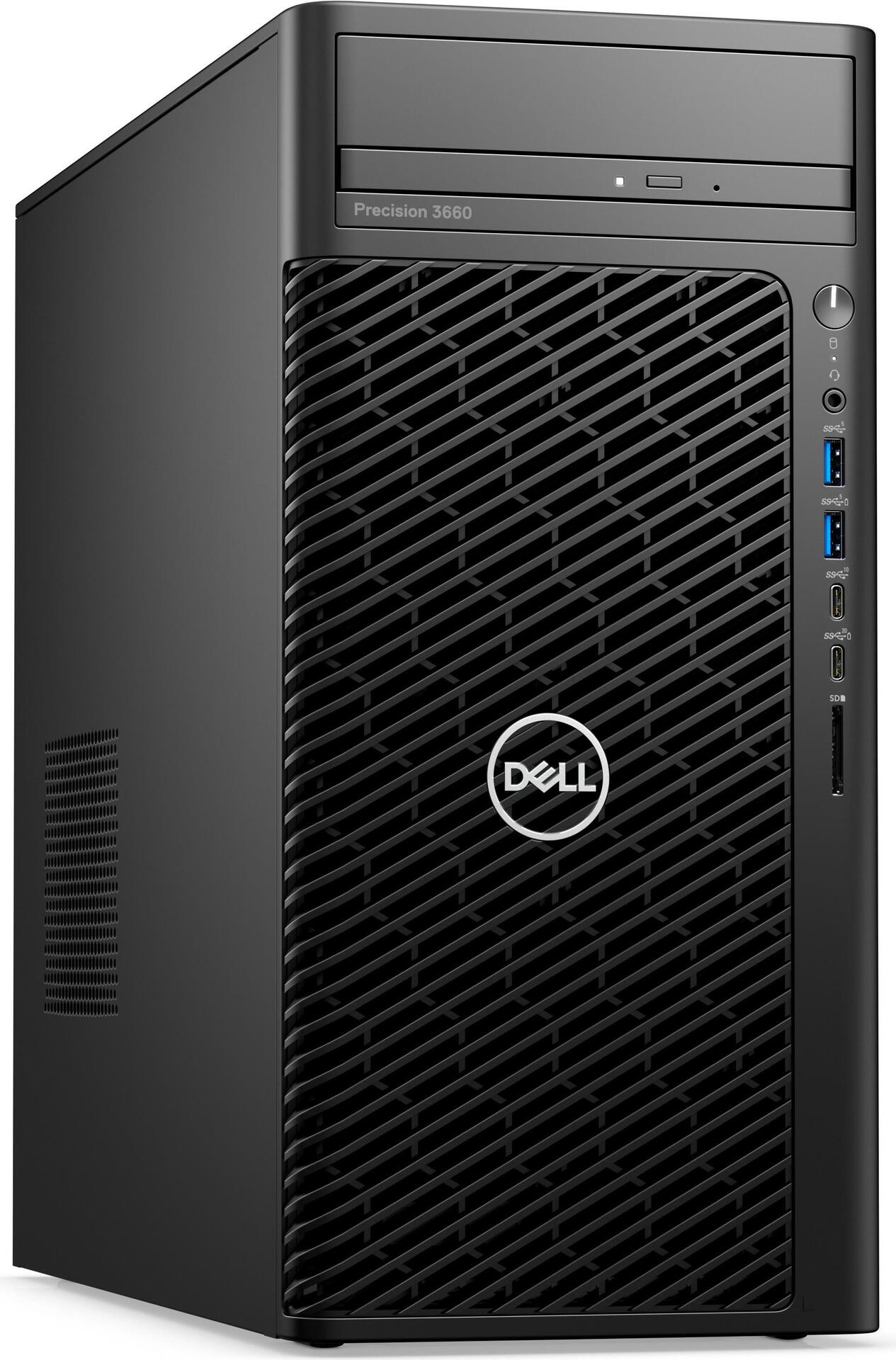 Купить Dell 3660 Tower - MT - 1 x Core i7 12700K / 3.6 GHz - vPro - RAM 16 GB - SSD 512 GB - NVMe, Class 40 - DVD-Writer - RTX A2000 - GigE - Win 10 Pro 64-Bit (mit Win 11 Pro Lizenz) - Monitor: keiner - Schwarz - BTS - mit 3 J (PYNPC) в магазине wardena.ru