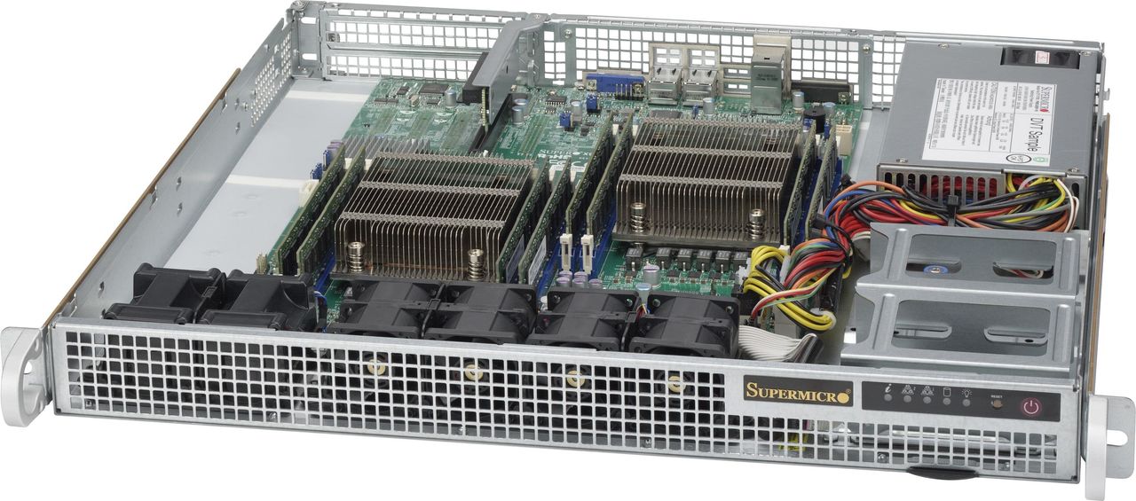 Купить Super Micro Supermicro SC514 505 - Rack - einbaufähig - 1U - Erweitertes ATX - SATA/SAS - nicht Hot-Swap-fähig 500 Watt (CSE-514-505) в магазине wardena.ru