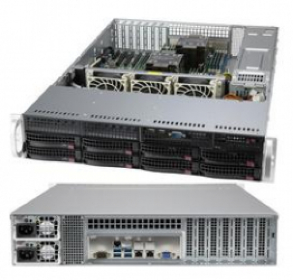 Купить Chassis Supermicro CSE-825BTQC-R1K23LPB 2U 1200W Hot-Swap 8xHDD SATA/SAS в магазине wardena.ru