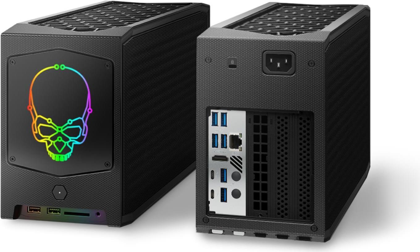Купить Intel Next Unit of Computing 11 Extreme Kit - NUC11BTMi7 - Barebone - Mini-PC - Intel WM590 - 1 x Core i7 11700B / 3.2 GHz - RAM 0 GB - UHD Graphics - GigE, 2.5 GigE, Bluetooth 5.2 - WLAN: 802.11a/b/g/n/ac/ax, Bluetooth (RNUC11BTMI70000) в магазине wardena.ru