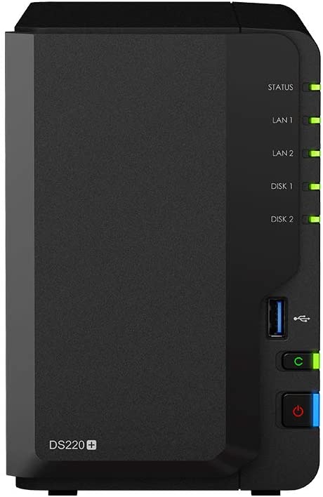 Купить Synology Disk Station DS220+ - NAS-Server - 2 Schächte - SATA 6Gb/s - RAID 0, 1, JBOD - RAM 2 GB - Gigabit Ethernet - iSCSI (DS220+) в магазине wardena.ru