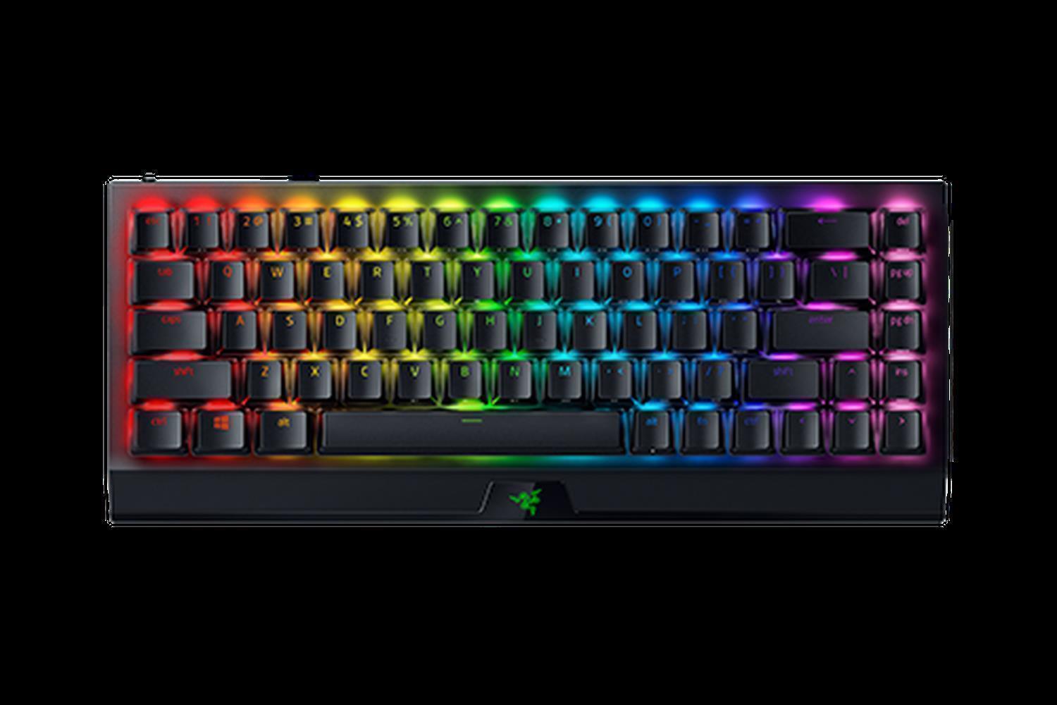 Купить Razer BlackWidow V3 Mini HyperSpeed - Phantom Edition - Tastatur - Hintergrundbeleuchtung - Bluetooth, 2.4 GHz, USB-C - QWERTY - USA - Tastenschalter: Razer Green (RZ03-03892000-R3M1) в магазине wardena.ru