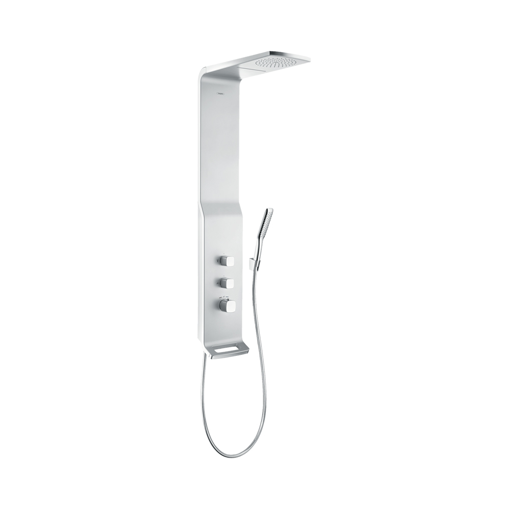 Купить Hansgrohe Raindance Душевая панель Lift 180 2jet внешнего монтажа хром-белый матовый 27008400 в магазине wardena.ru