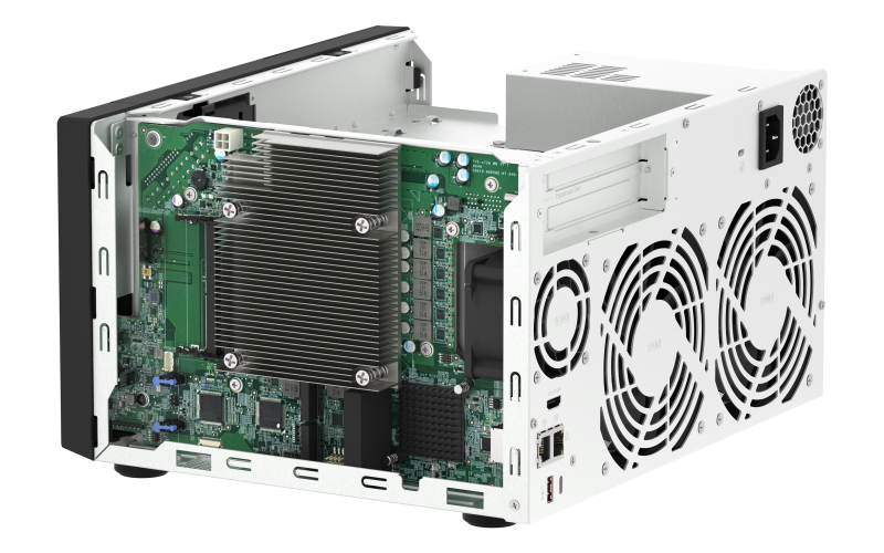 Купить QNAP TVS-H874 - NAS-Server - 8 Schächte - SATA 6Gb/s - RAID 0, 5, 6, 10, 50, 60, RAID TP - RAM 32GB - iSCSI Support (TVS-H874-I5-32G) в магазине wardena.ru