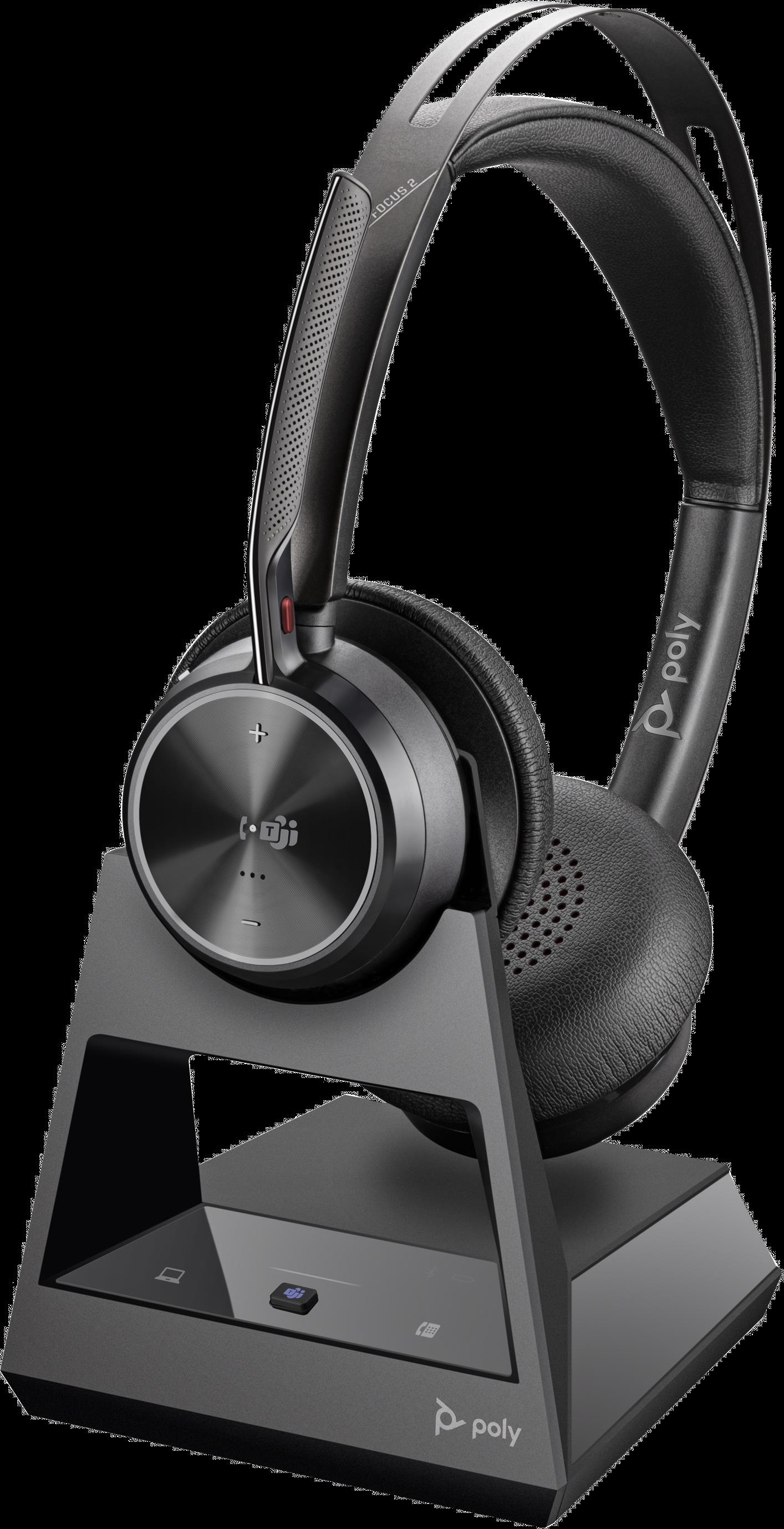 Купить HP POLY Poly Voyager Focus 2-M - Headset - On-Ear - Bluetooth - kabellos, kabelgebunden - aktive Rauschunterdrückung - Adapter USB-C via Bluetooth - Schwarz - Zertifiziert für Microsoft Teams (77Y90AA) в магазине wardena.ru
