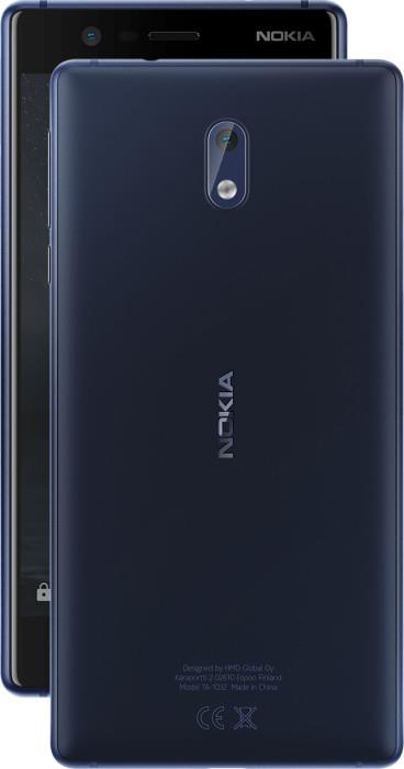 Купить Nokia 3 - 12,7 cm (5" ) - 16 GB - 8 MP - Android - 7.0 Nougat - Blau (11NE1L01A02) в магазине wardena.ru