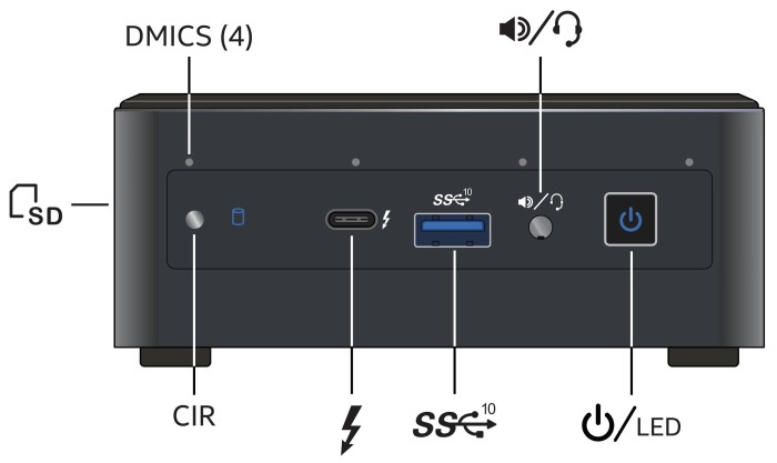 Купить Intel NUC 11 Performance Kit NUC11PAHi5 - Panther Canyon (RNUC11PAHI50000) в магазине wardena.ru
