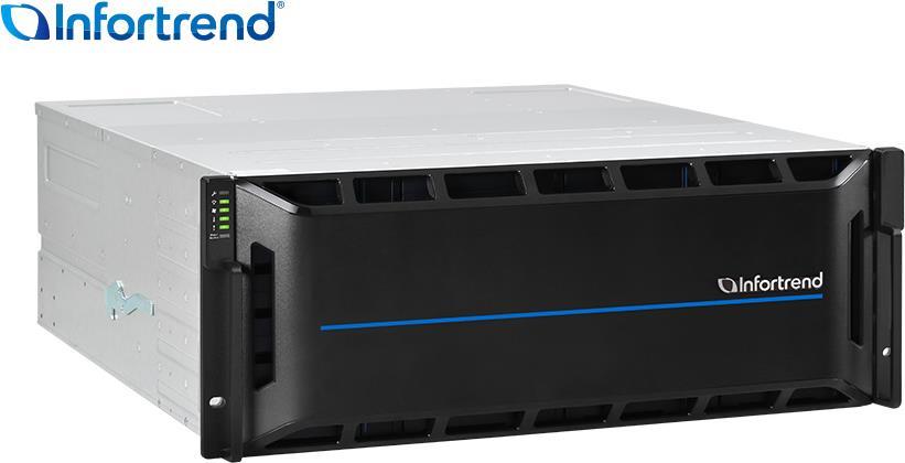 Купить Infortrend GS1024R2C0F0D-8V32 4U/16bay red.-ctrl Disk-Array Rack (4U) (GS1024R2C0F0D-8V32) в магазине wardena.ru