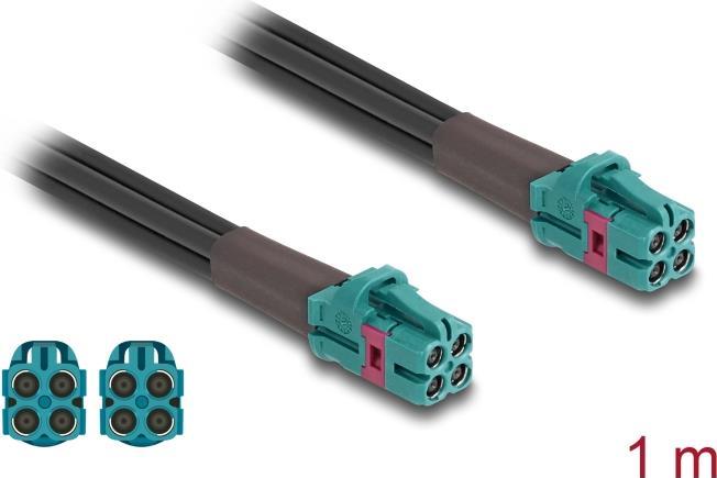 Купить Delock Kabel Mini FAKRA Z Buchse quad zu Mini FAKRA Z Buchse quad B-Typ (90139) в магазине wardena.ru
