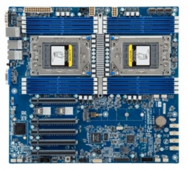 Купить Motherboard Gigabyte MZ71-CE1(rev. 1.x) SoC SP3 AMD EPYC 7001/7002/7003 SP3 4094 SATA/SAS NVMe M.2 DDR4 в магазине wardena.ru