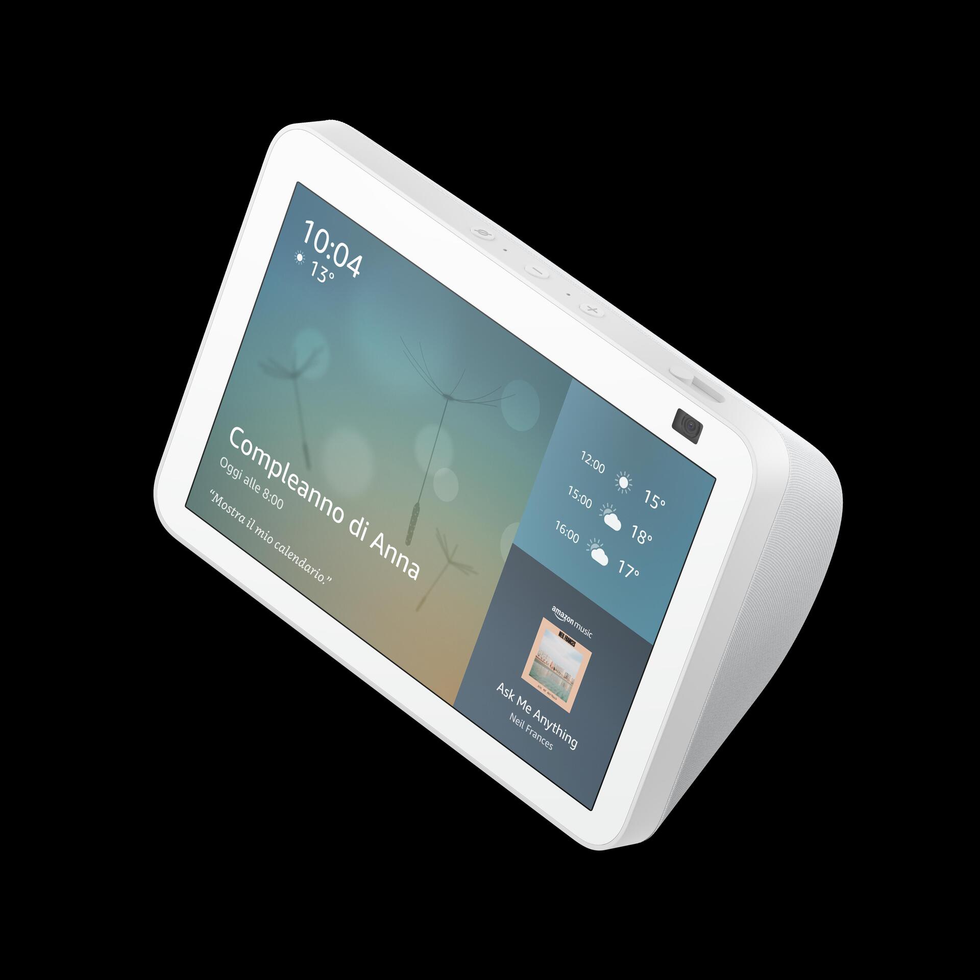 Купить Amazon Echo Show 8 (2nd Generation) - Smart-Display - LCD 20,30cm (8") - kabellos - Bluetooth, Wi-Fi - Glacier White (B084TNK1NH) в магазине wardena.ru