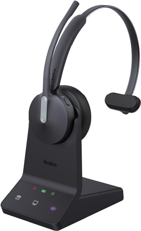 Купить Yealink WH64 Hybrid Mono UC Kopfhörer Kabellos Kopfband Büro/Callcenter Mikro-USB Bluetooth Schwarz (1208688) в магазине wardena.ru