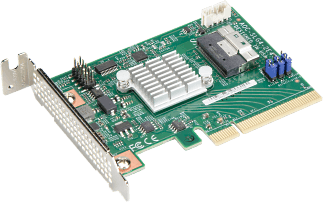 Купить Supermicro - Speicher-Controller - NVMe Retimer - PCIe 4.0 - Low-Profile - PCIe 4.0 x8 - für A+ Server 2124, SuperServer Ultra SYS-220, ULTRA SuperServer SYS-220, SYS-620 (AOC-SLG4-2E4T-O) в магазине wardena.ru