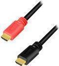 Купить LogiLink - Premium High Speed - HDMI-Kabel - HDMI männlich zu HDMI männlich - 15 m - Dreifachisolierung - Schwarz, Rot - aktiv, unterstützt 4K 60 Hz (3840 x 2160) (CHV0101) в магазине wardena.ru