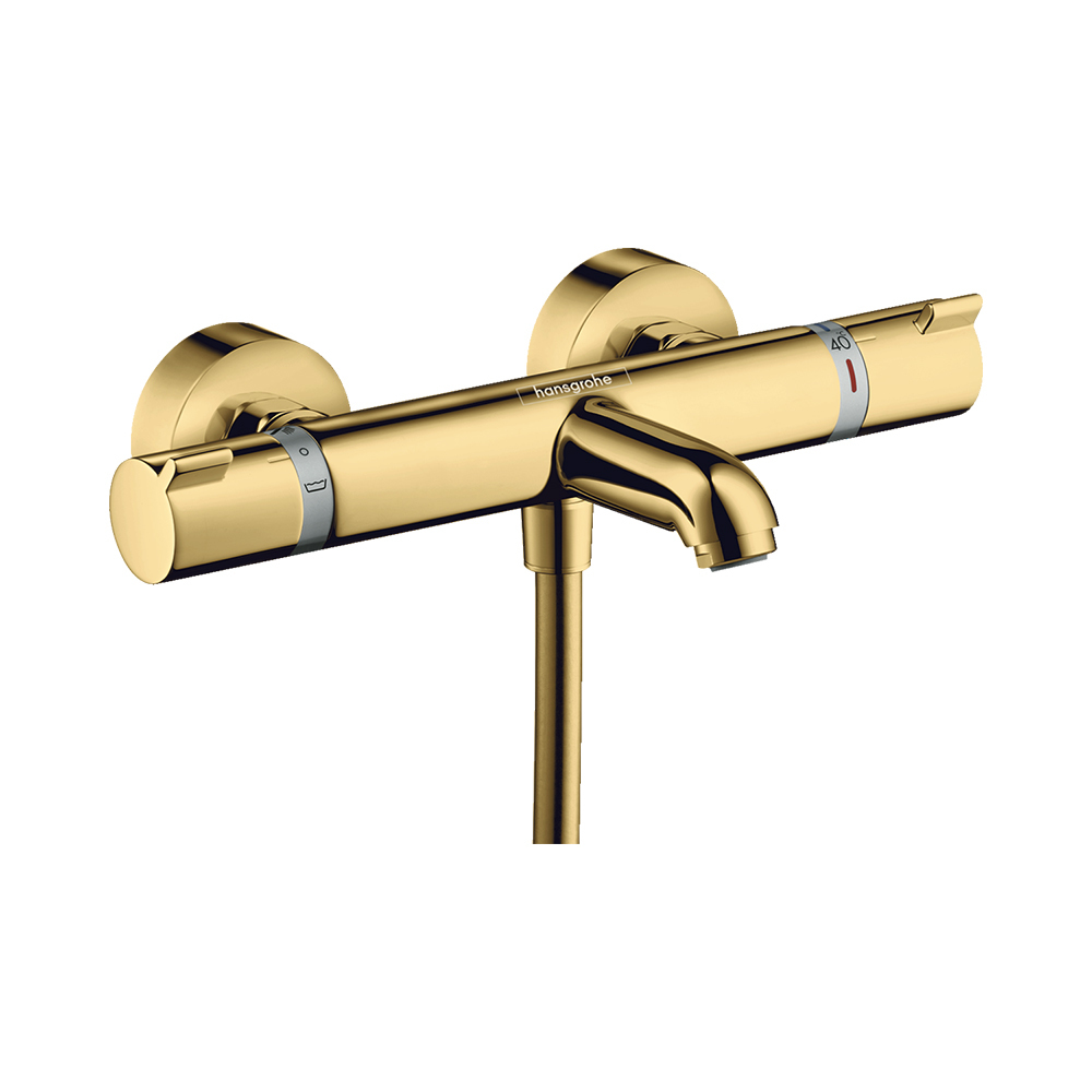 Купить Hansgrohe Ecostat Термостат для ванны Ecostat Comfort ВМ 1/2 хром-черный матовый 13114340 в магазине wardena.ru