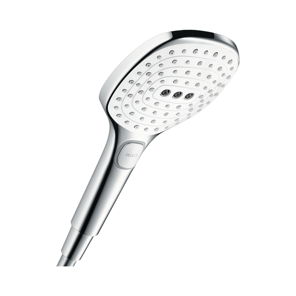 Купить Hansgrohe Raindance Select E Ручной душ 120 3jet EcoSmart 9 л/мин хром 26521000 в магазине wardena.ru