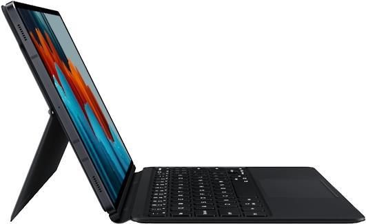 Купить Samsung Book Cover Keyboard EF-DT870 - Tastatur und Foliohülle - mit Touchpad - POGO pin - Schwarz - für Galaxy Tab S7 (EF-DT870UBEGEU) в магазине wardena.ru