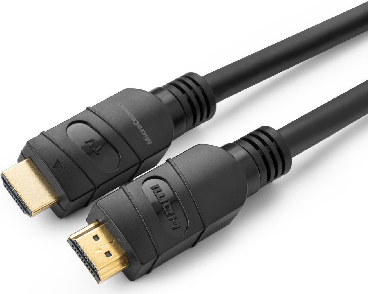Купить Microconnect MC-HDM191915V2.0AMP HDMI-Kabel 15 m HDMI Typ A (Standard) Schwarz (MC-HDM191915V2.0AMP) в магазине wardena.ru