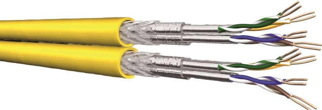 Купить Draka YelloNet 1000 Datenkabel DuplexCca250m Box 2x4x2xAWG23/1 MHzKat7 (60112095) в магазине wardena.ru