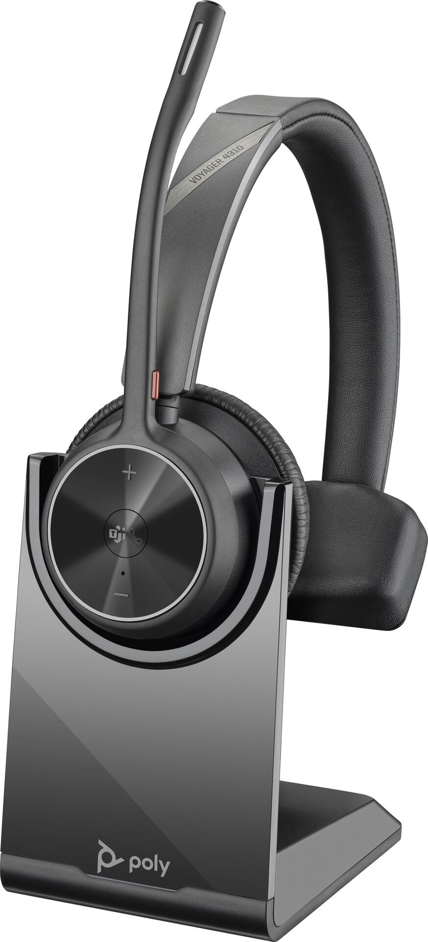 Купить HP POLY Poly Voyager 4310 - Voyager 4300 UC series - Headset - On-Ear - Bluetooth - kabellos, kabelgebunden - USB-C - Schwarz - Zertifiziert für Microsoft Teams (77Y95AA) в магазине wardena.ru
