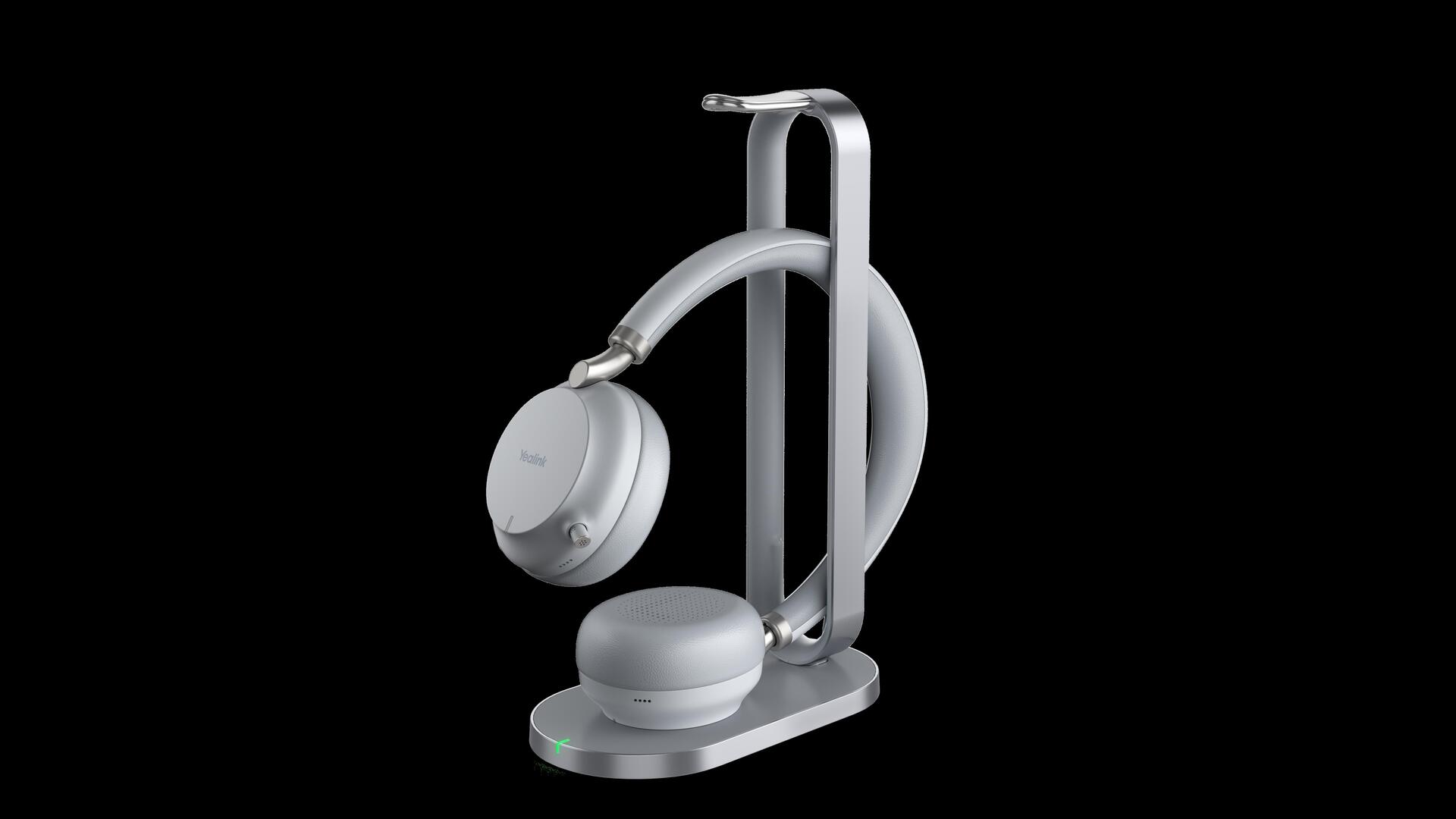 Купить Yealink BH72 Teams + BHC76 Kopfhörer Kabellos Kopfband Büro/Callcenter USB Typ-C Bluetooth Ladestation Hellgrau (1208612) в магазине wardena.ru