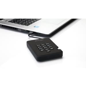 Купить iStorage diskAshur 2 - Festplatte - verschlüsselt - 1TB - extern (tragbar) - USB 3,1 Gen1 - 5400 U/min - Puffer: 8MB - FIPS 197 - 256-Bit-AES - Phantomschwarz (IS-DA2-256-1000-B) в магазине wardena.ru