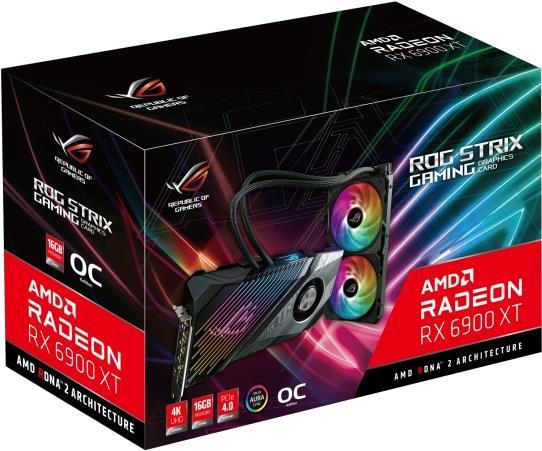 Купить ASUS ROG-STRIX-LC-RX6900XT-O16G-GAMING - OC Edition - Grafikkarten - Radeon RX 6900 XT - 16 GB GDDR6 - PCIe 4.0 - HDMI, 2 x DisplayPort, USB-C (90YV0GF0-M0NM00) в магазине wardena.ru