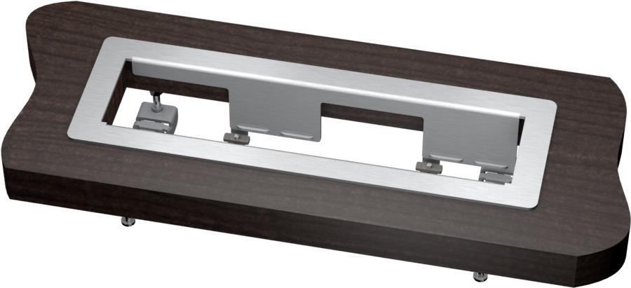 Купить Kindermann 4-fold - Rahmen für Anschlüsse - Tisch montierbar, oberflächenbündig montierbar - eloxiertes Aluminium (7449000020) в магазине wardena.ru