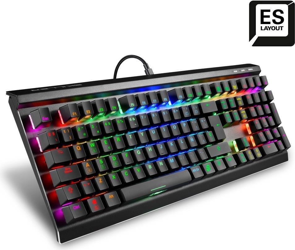 Купить Sharkoon SGK60 ES-Layout, Kailh BOX BROWN Switches (4044951033539) в магазине wardena.ru