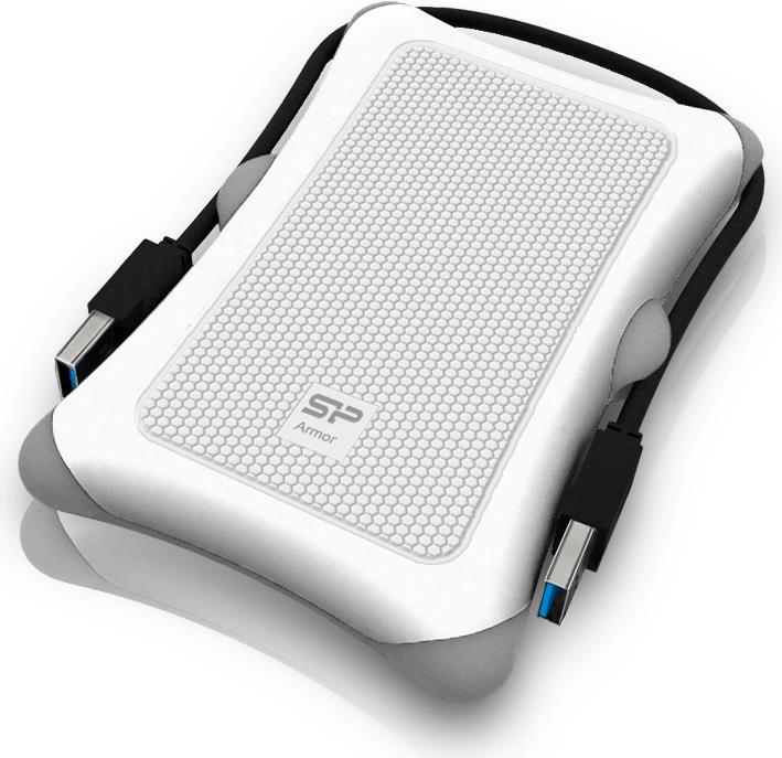 Купить SILICON POWER Armor A30 - Festplatte - 2TB - extern (tragbar) - 6,4 cm (2.5") - USB3.0 - weiß (SP020TBPHDA30S3W) в магазине wardena.ru