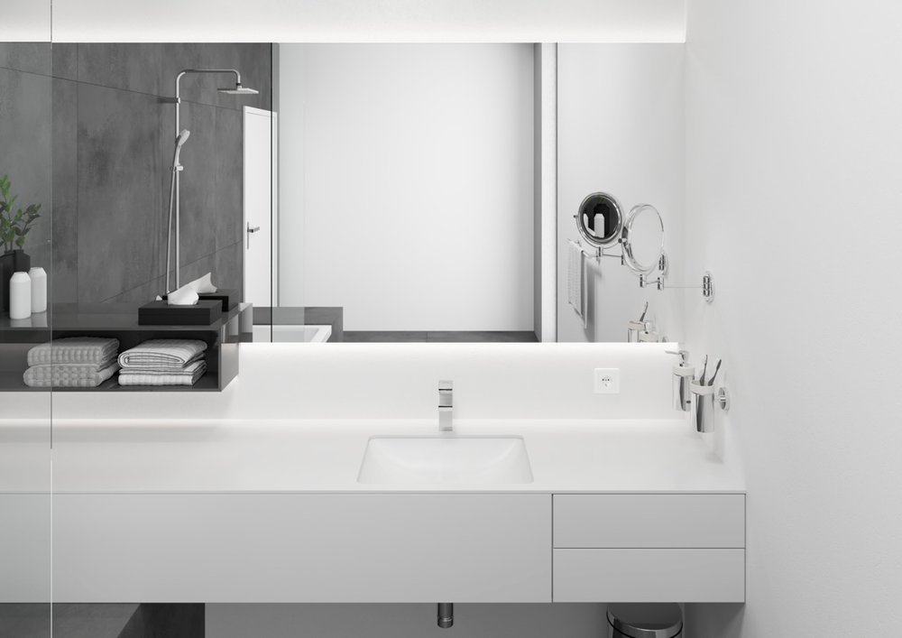 Купить Hansgrohe Vernis Shape Смеситель для раковины однорычажный 100 с металлическим сливным гарнитуром хром 71568000 в магазине wardena.ru