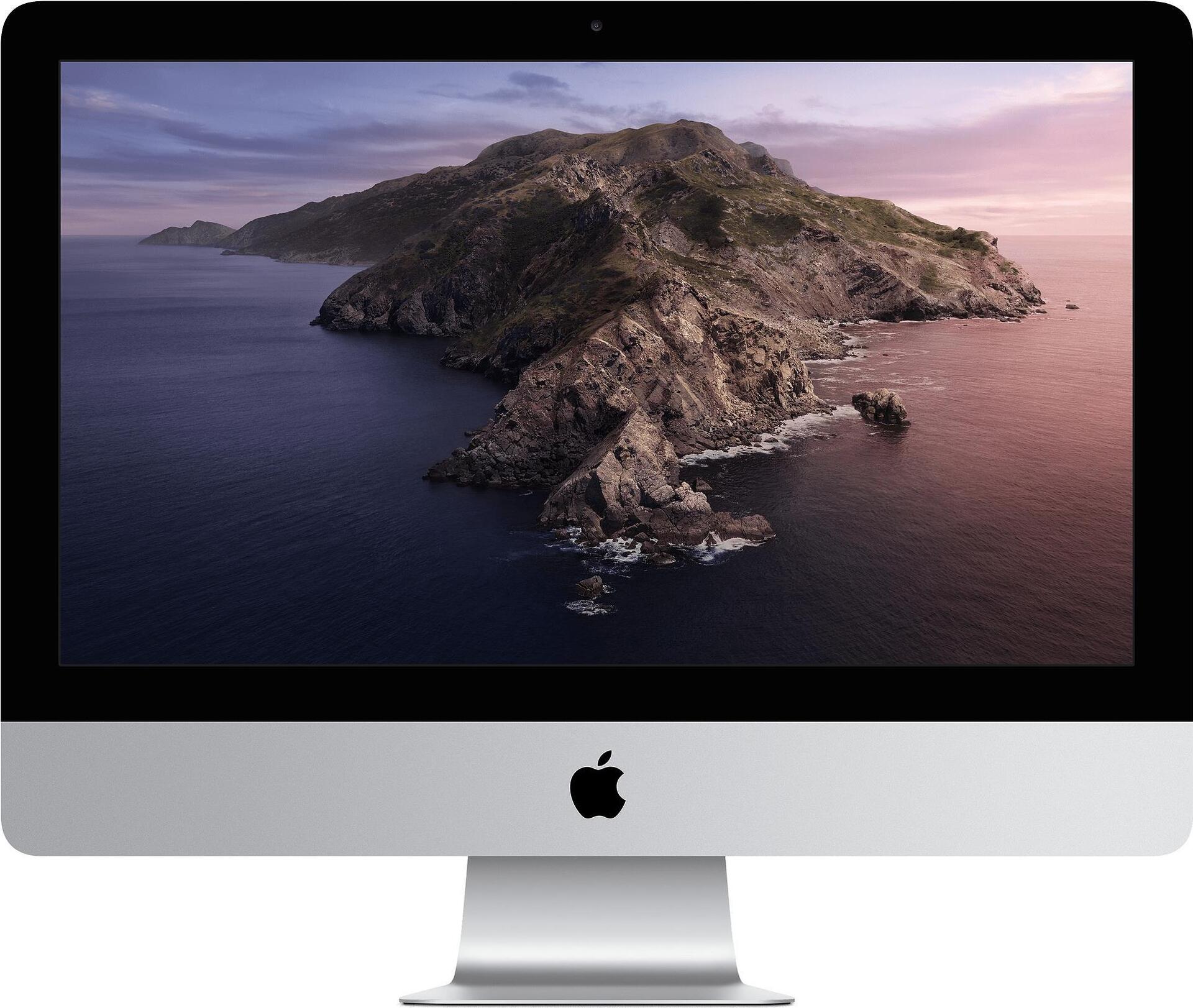 Купить Apple iMac with Retina 4K display - All-in-One (Komplettlösung) - Core i3 3.6 GHz - RAM 8 GB - SSD 256 GB - Radeon Pro 555X - GigE - WLAN: 802.11a/b/g/n/ac, Bluetooth 4.2 - macOS Monterey 12.0 - Monitor: LED 54.6 cm (21. (MHK23LL/A) в магазине wardena.ru